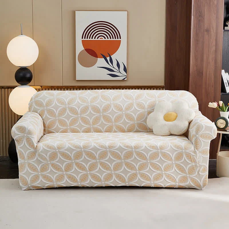 Hochelastischer 3D-Jacquard-Sofaüberzug