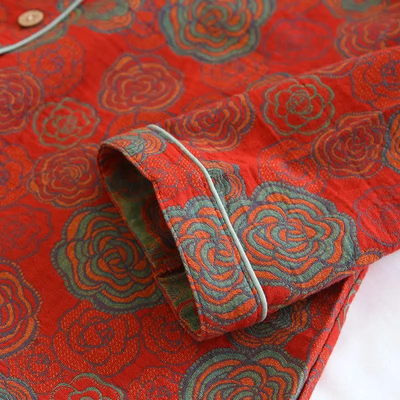 Camellia Loungewear-Set aus reiner Baumwolle