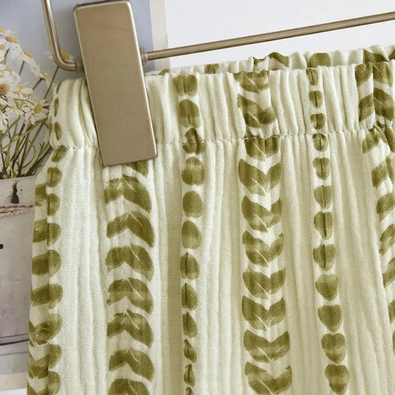 Loungewear-Set aus Baumwolle mit Streifenmuster