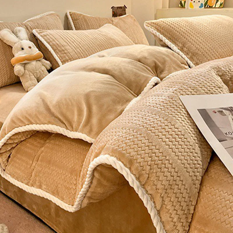 Luxuriöses Fleece-Winterbettwäscheset (4-teilig)