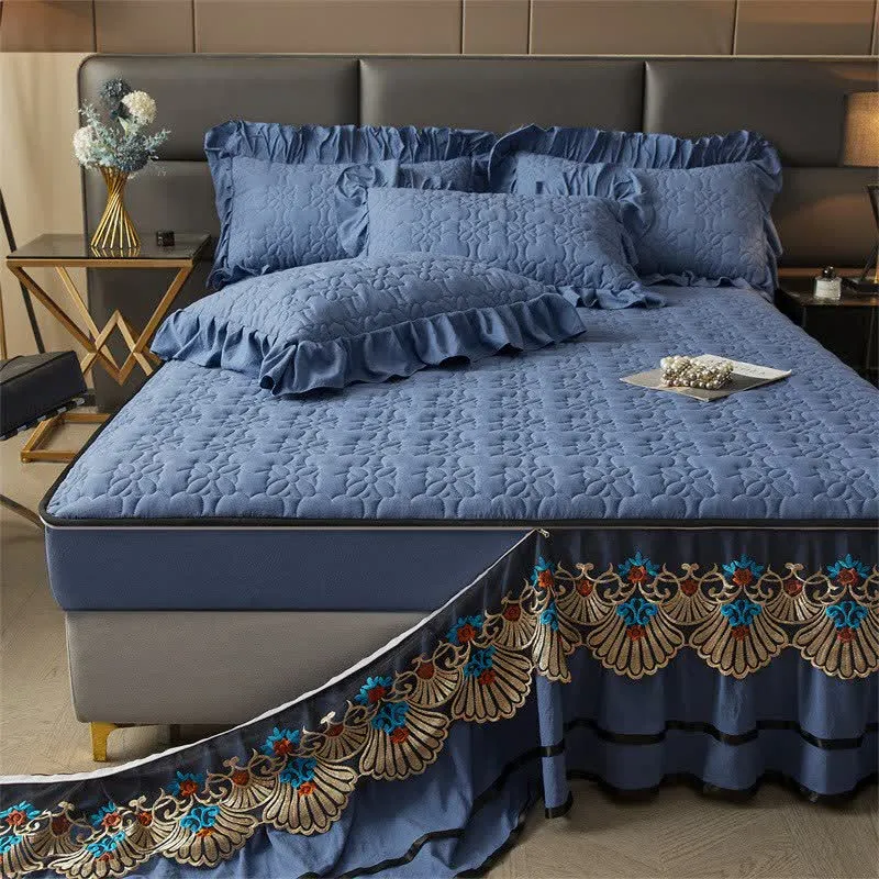 Ownkoti Stepplaken mit abnehmbarem Bettrock
