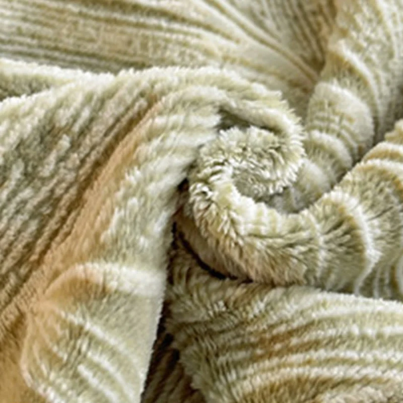 Kuscheliges, dickes Bettwäscheset aus geprägtem Fleece (4-teilig)
