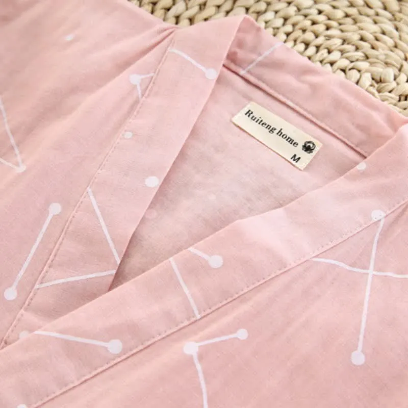 Partner-Kimono-Loungewear aus Baumwolle