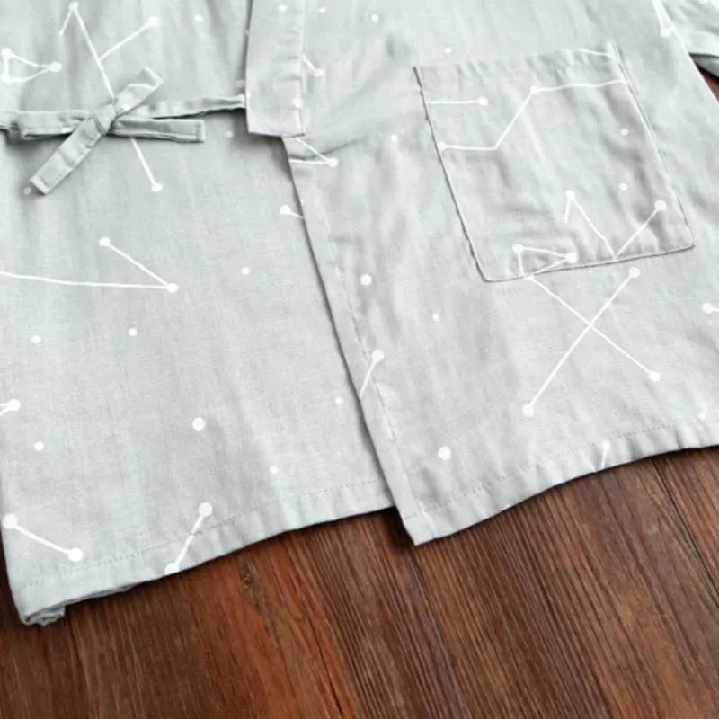 Partner-Kimono-Loungewear aus Baumwolle