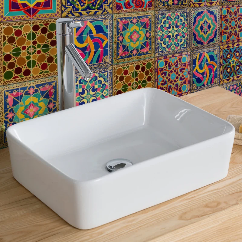 Abziehen und Aufkleben – Boho-Wandaufkleber mit wasserfesten Fliesen