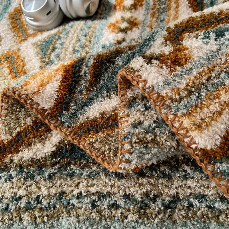 Ownkoti Flauschige Fleecedecke im Bohemian Chic