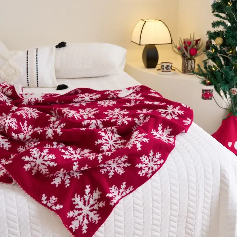 Ownkoti Weihnachtsstrickdecke