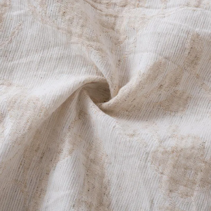 Passendes minimalistisches Loungewear-Set aus Baumwollleinen