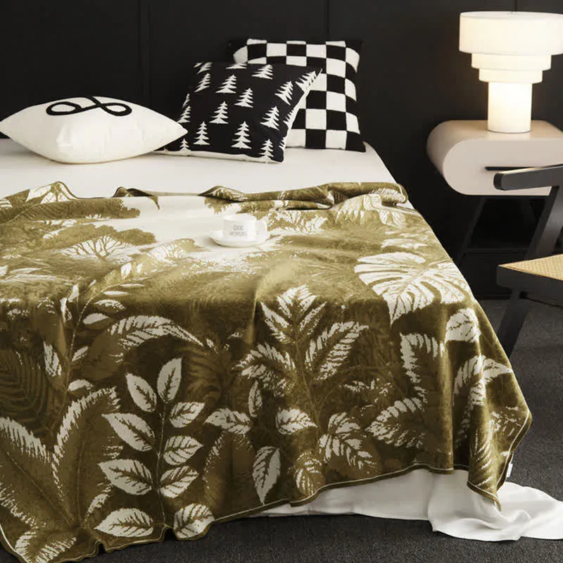 Jacquard-Retro-Multifunktionsdecke