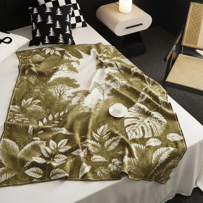 Jacquard-Retro-Multifunktionsdecke