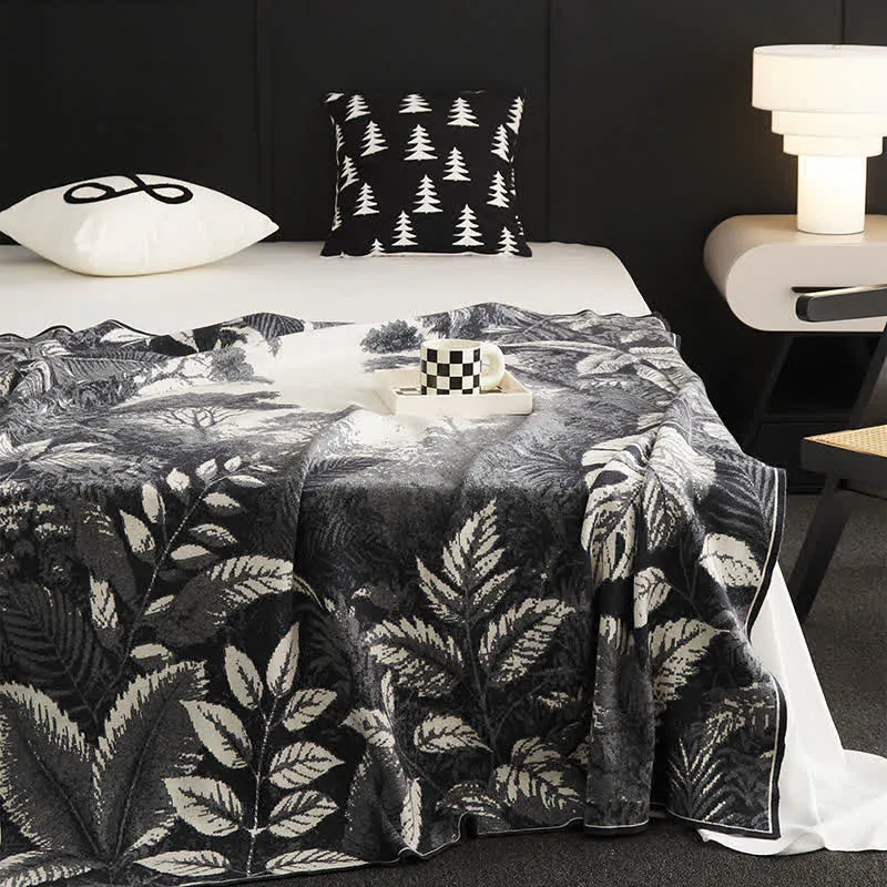 Jacquard-Retro-Multifunktionsdecke
