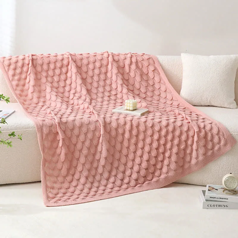 Ownkoti Strickdecke mit fester Struktur