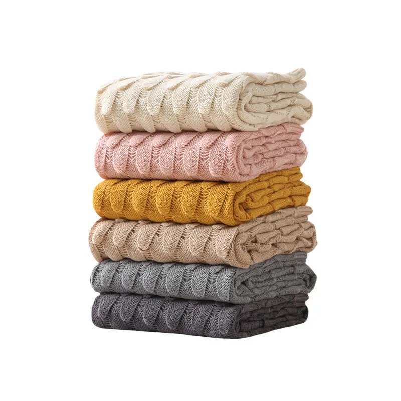 Ownkoti Strickdecke mit fester Struktur