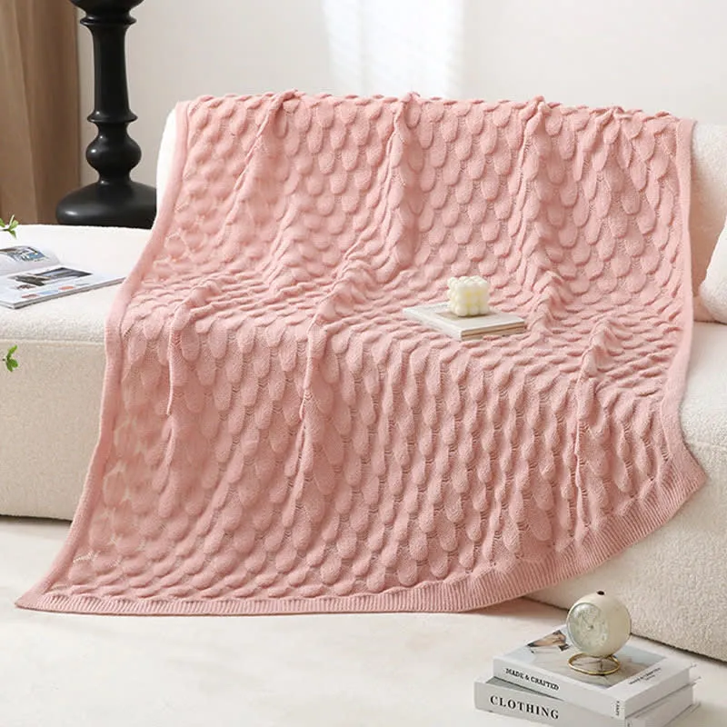 Ownkoti Strickdecke mit fester Struktur