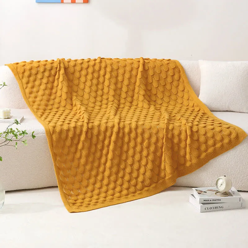 Ownkoti Strickdecke mit fester Struktur