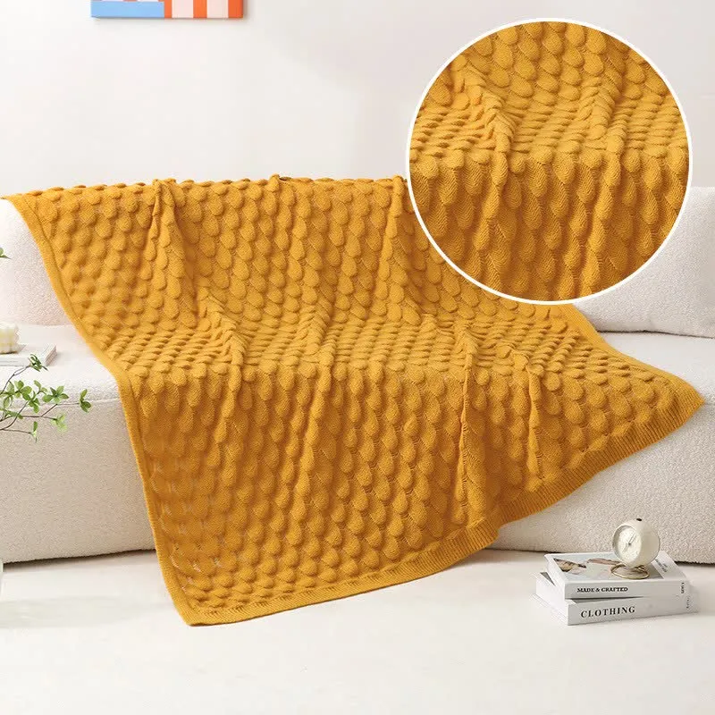 Ownkoti Strickdecke mit fester Struktur