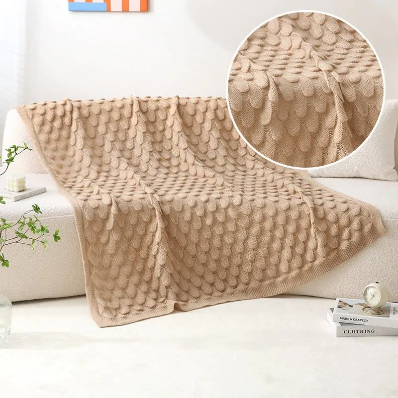 Ownkoti Strickdecke mit fester Struktur