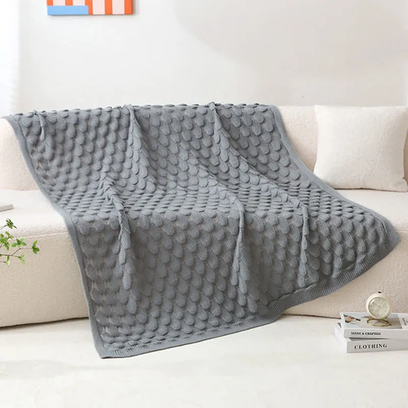 Ownkoti Strickdecke mit fester Struktur