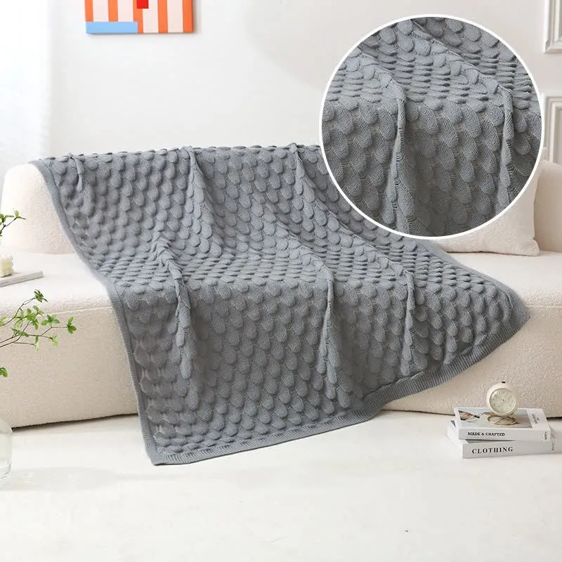 Ownkoti Strickdecke mit fester Struktur