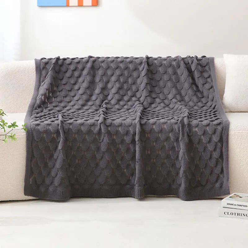 Ownkoti Strickdecke mit fester Struktur
