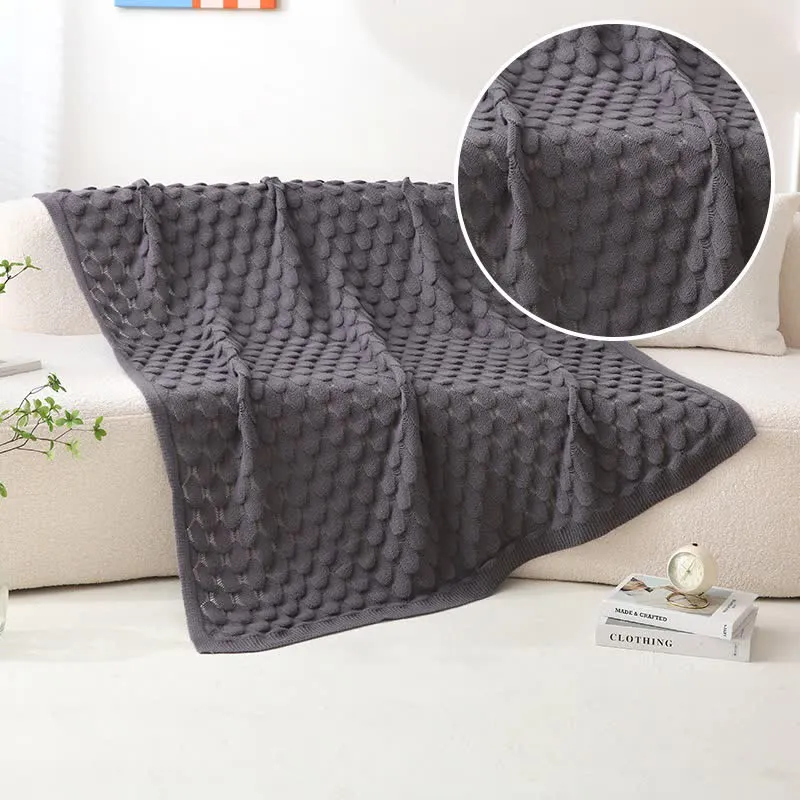 Ownkoti Strickdecke mit fester Struktur