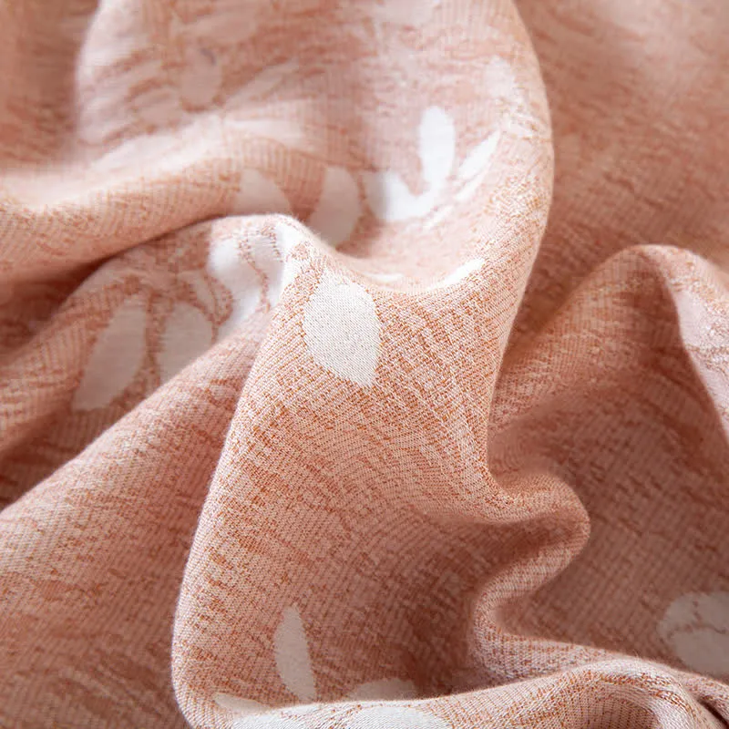 Garngefärbte Loungewear aus Vintage-Jacquard aus Baumwolle mit Perlenknöpfen