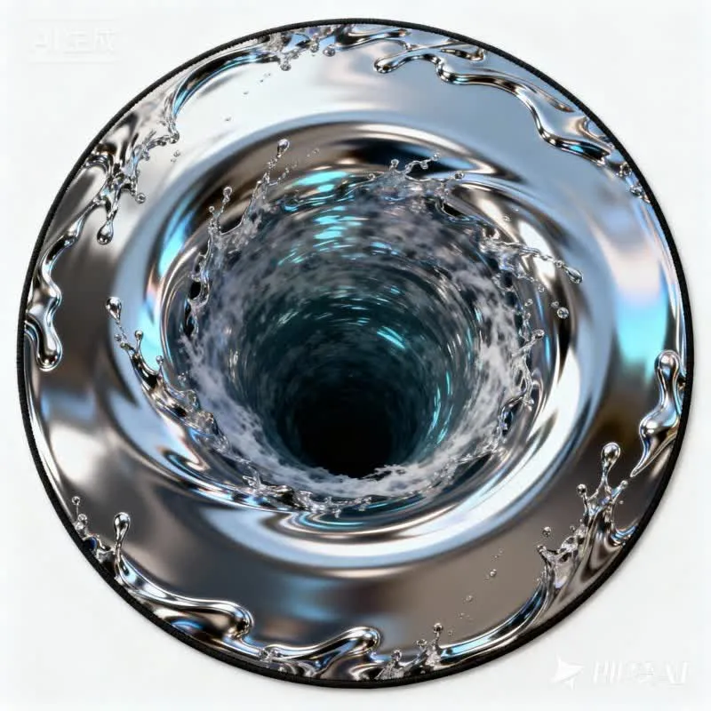 Ownkoti Ocean 3D-Effekt Optische Täuschung Teppich