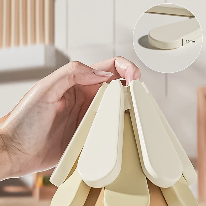 Wärmeisolierendes Tischset aus Silikon mit Farbverlauf
