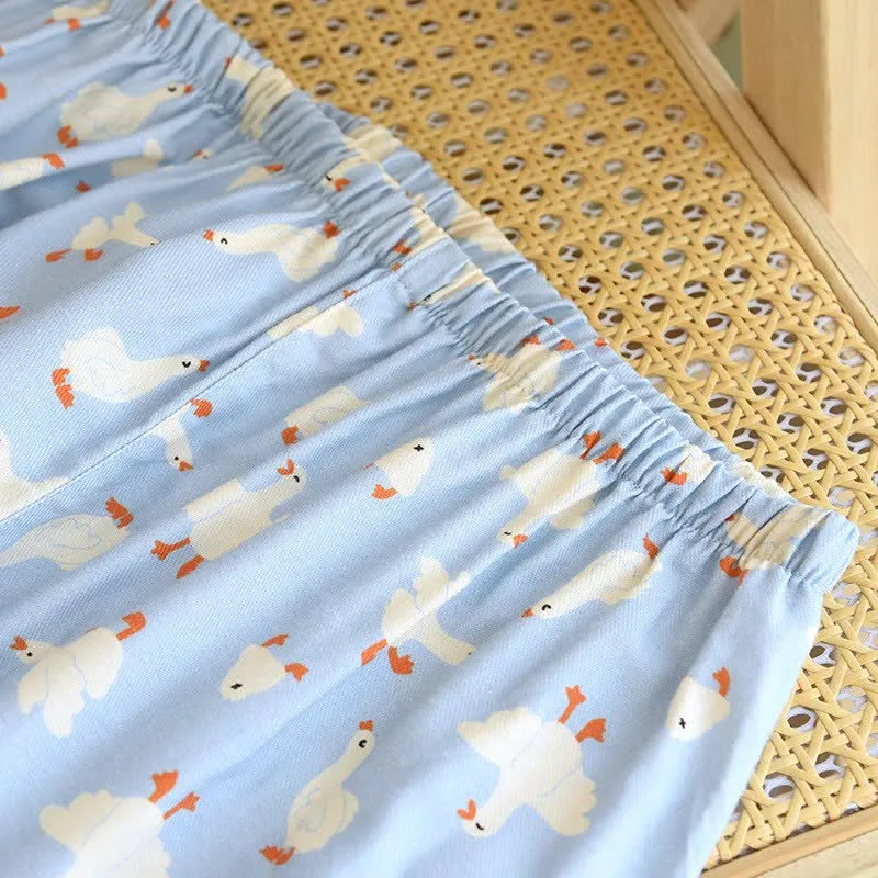 Loungewear-Set aus gebürsteter Baumwolle von Goose