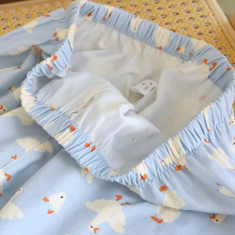 Loungewear-Set aus gebürsteter Baumwolle von Goose