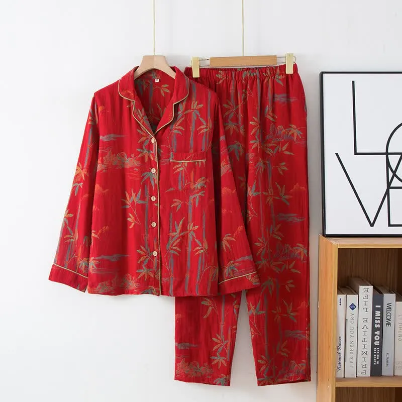 Ownkoti Partner-Loungewear aus Baumwollgaze und Bambus