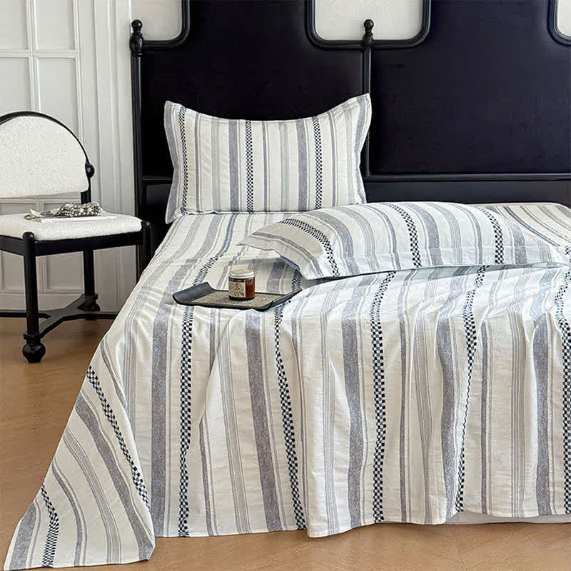 Tagesdecke aus reiner Baumwolle mit Jacquardmuster