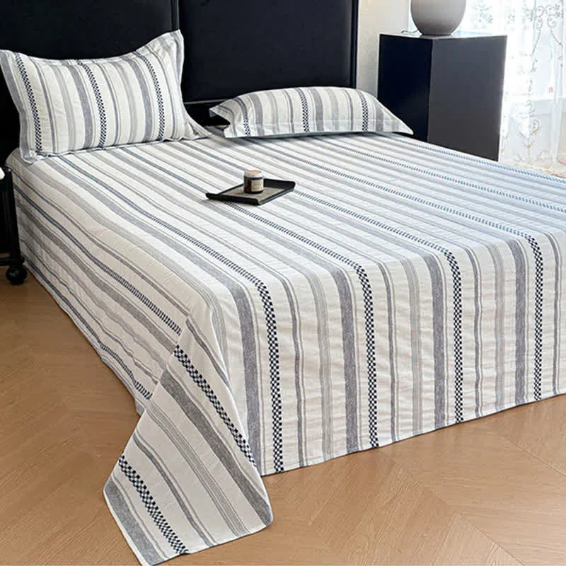 Tagesdecke aus reiner Baumwolle mit Jacquardmuster