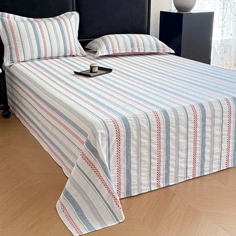 Tagesdecke aus reiner Baumwolle mit Jacquardmuster