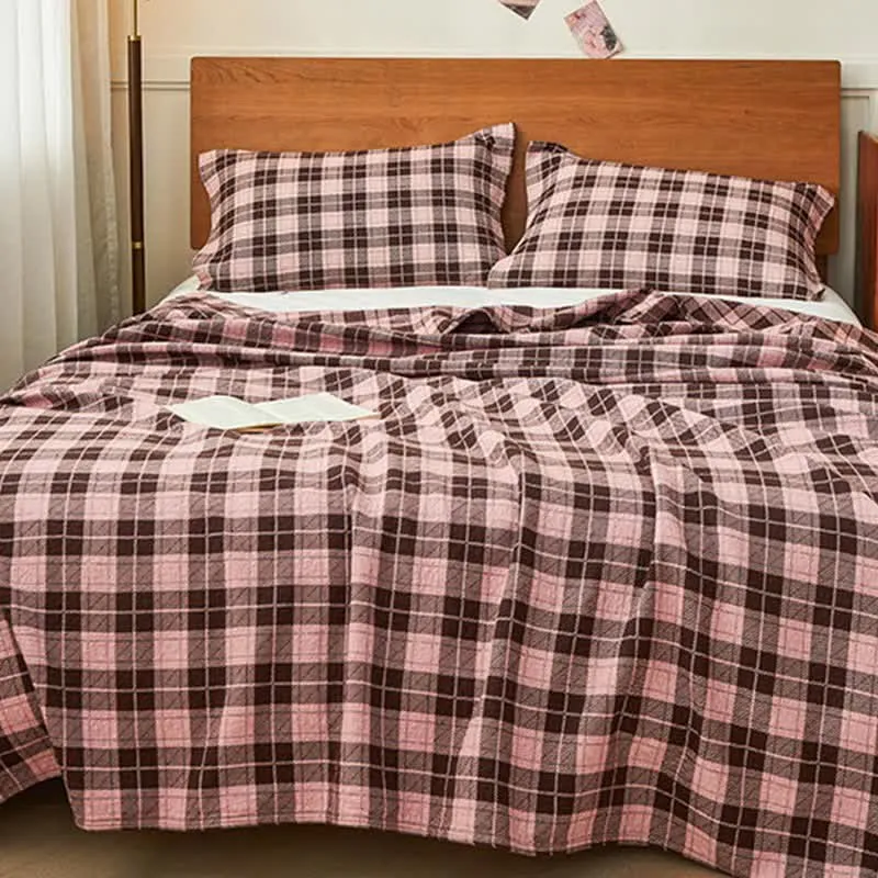 Baumwollgarn Vintage Plaid Quilt