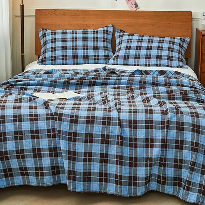 Baumwollgarn Vintage Plaid Quilt