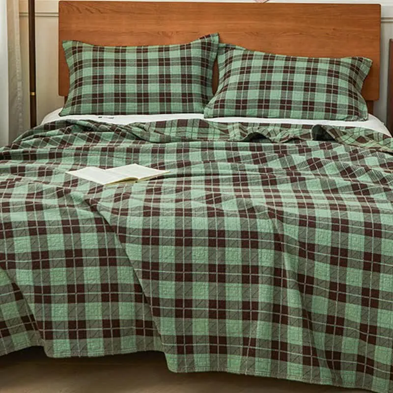 Baumwollgarn Vintage Plaid Quilt