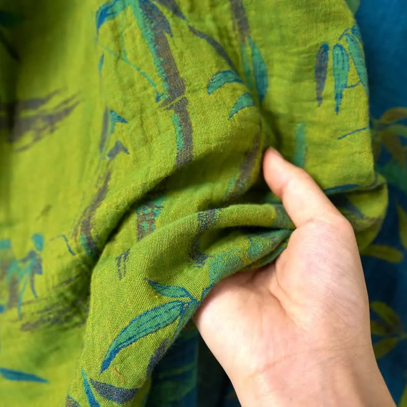 Loungewear-Set aus Kimono aus Bambus-Baumwollgaze