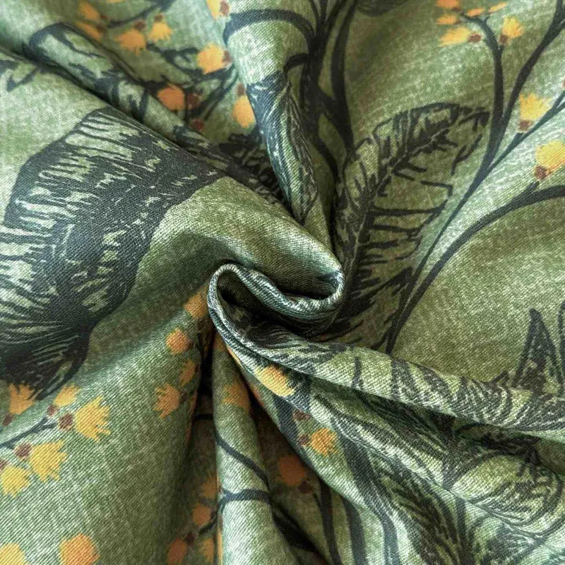 Ownkoti Botanical Bettwäscheset aus gebürsteter Baumwolle (4-teilig)