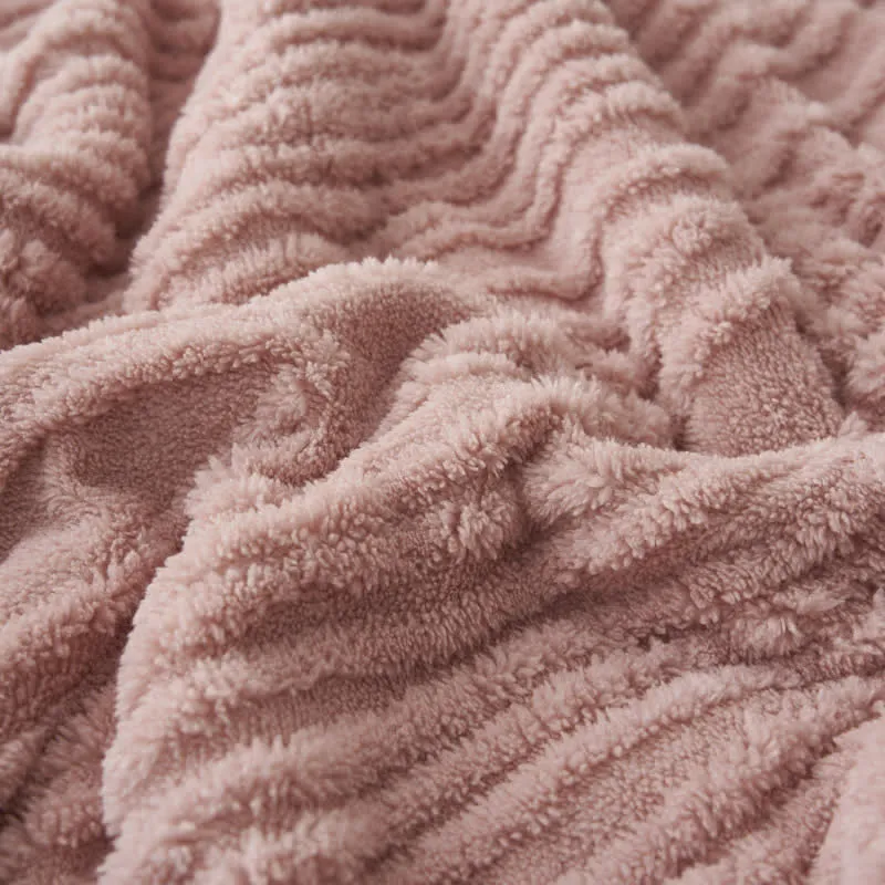 Ownkoti – Jacquard-Sherpa-Decke mit Baummuster