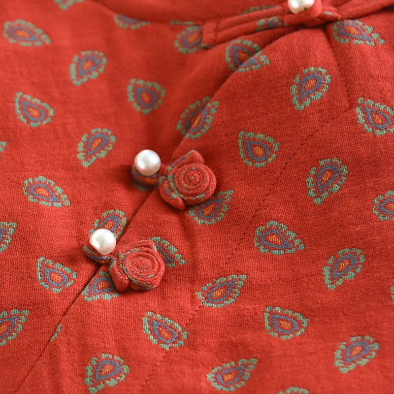 Paisley-inspirierter Jacquard-Pyjama aus Baumwollgaze