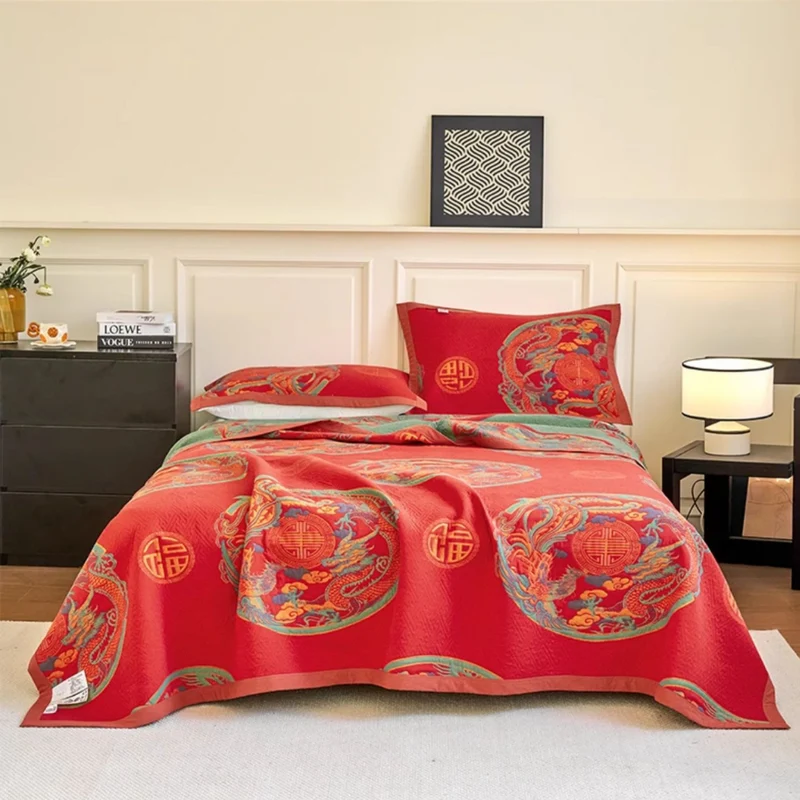 Vintage Dreilagige Baumwollgaze Wendedecke