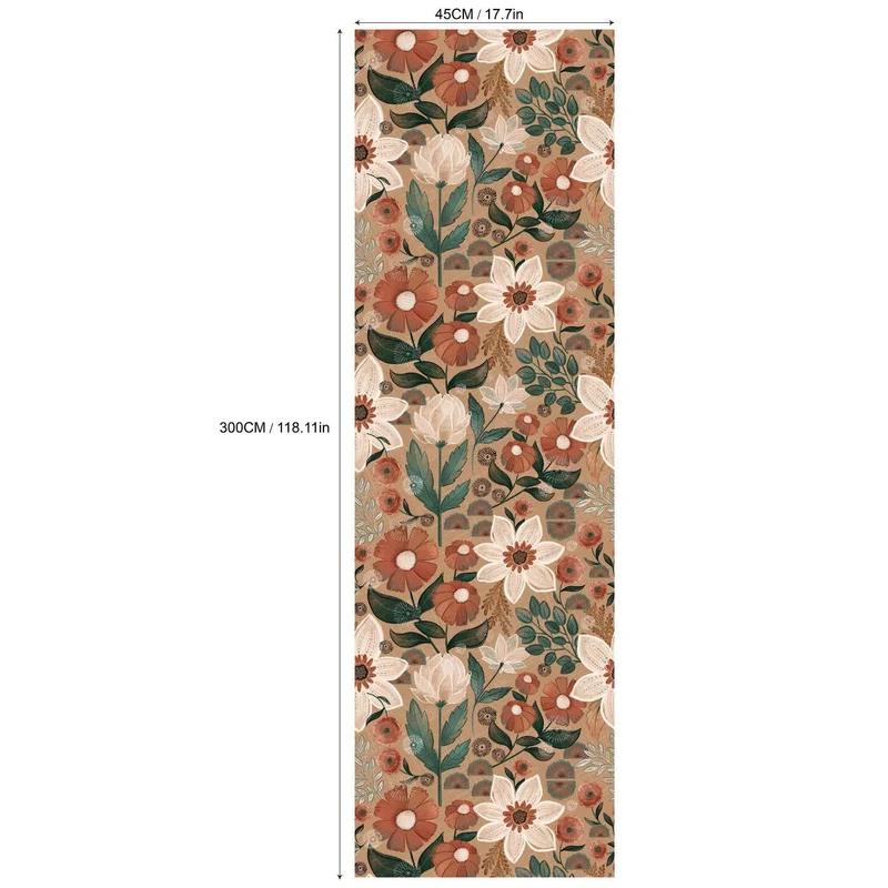 Abnehmbare DIY Boho Blumendekortapete