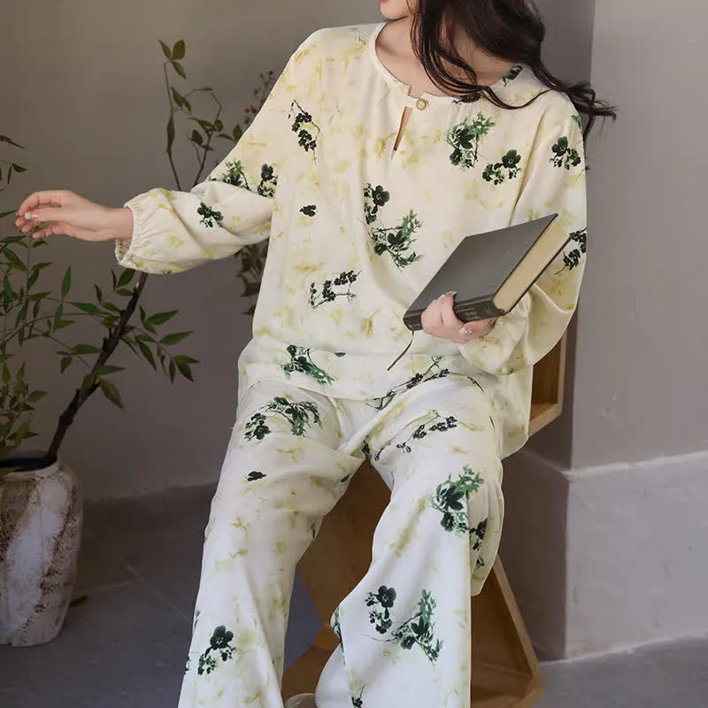 Refresh – Atmungsaktives Loungewear-Set mit Blumenmuster