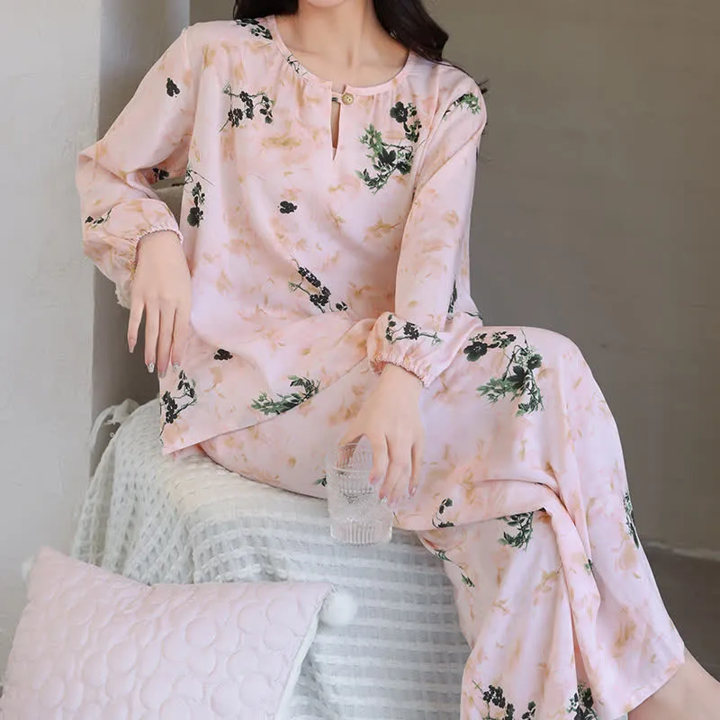 Refresh – Atmungsaktives Loungewear-Set mit Blumenmuster