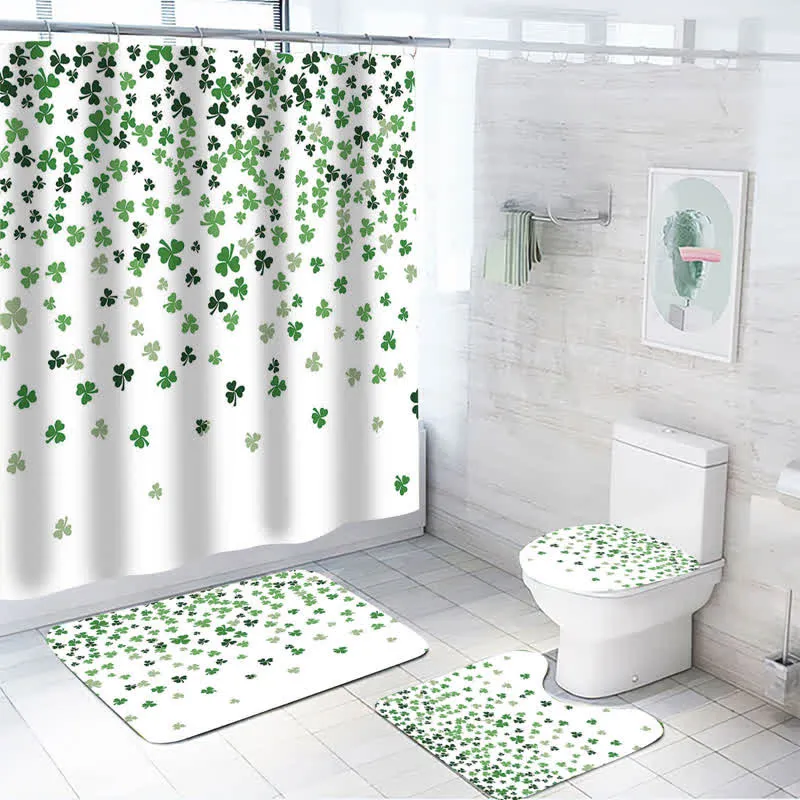 Wasserfester Duschvorhang zum St. Patrick's Day