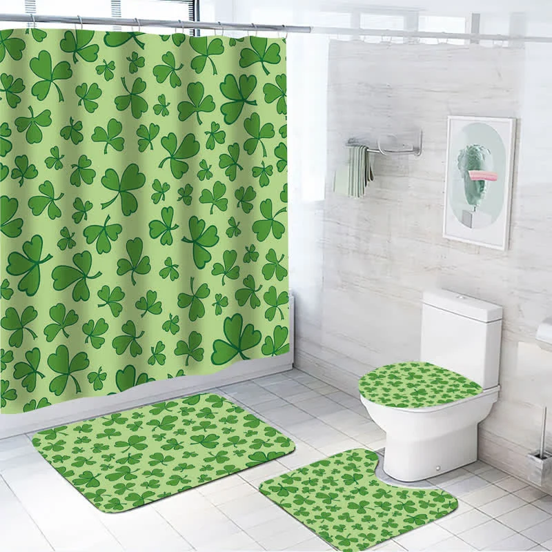 Wasserfester Duschvorhang zum St. Patrick's Day