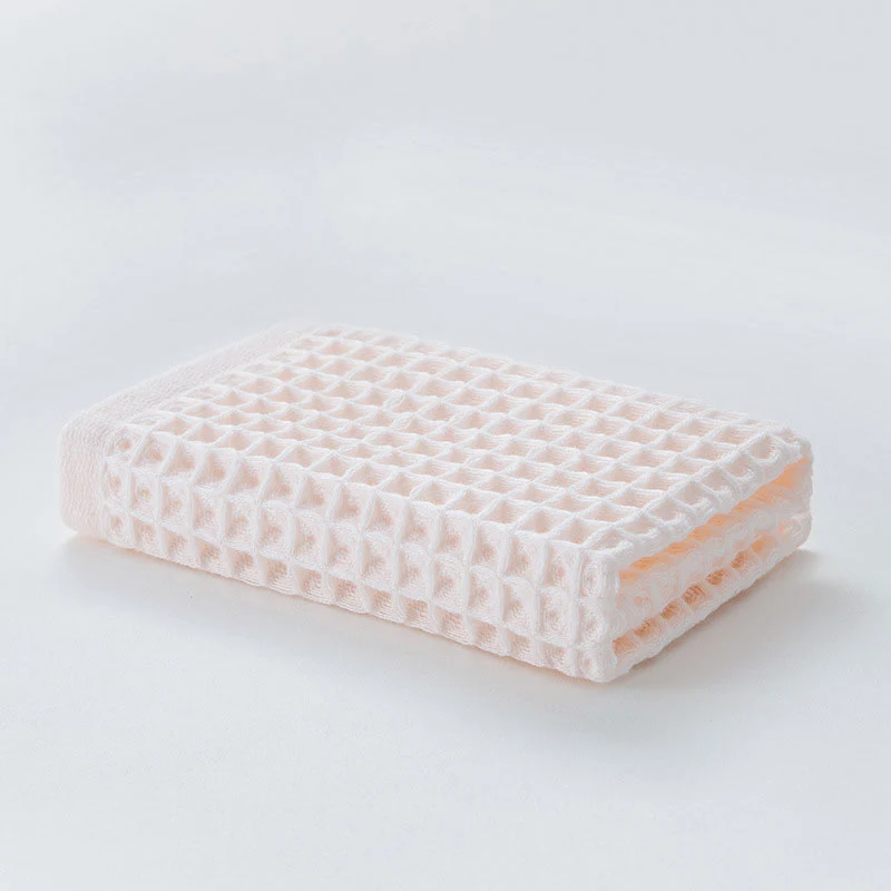 Ownkoti Einfaches Handtuch aus Baumwolle mit Waffelmuster (6 Stück)