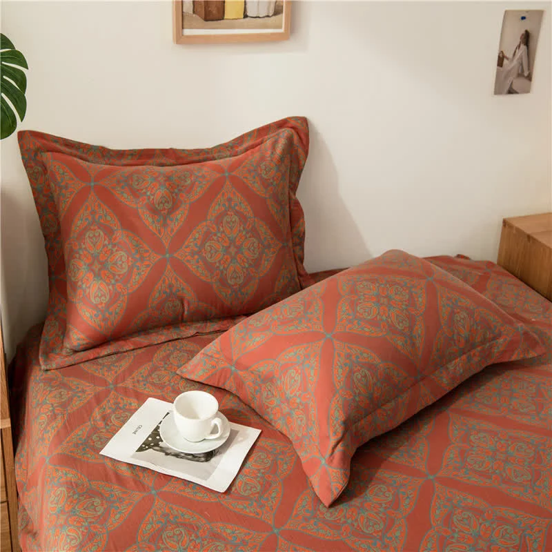 Luxuriöses, garngefärbtes Jacquard-Spannbettlaken