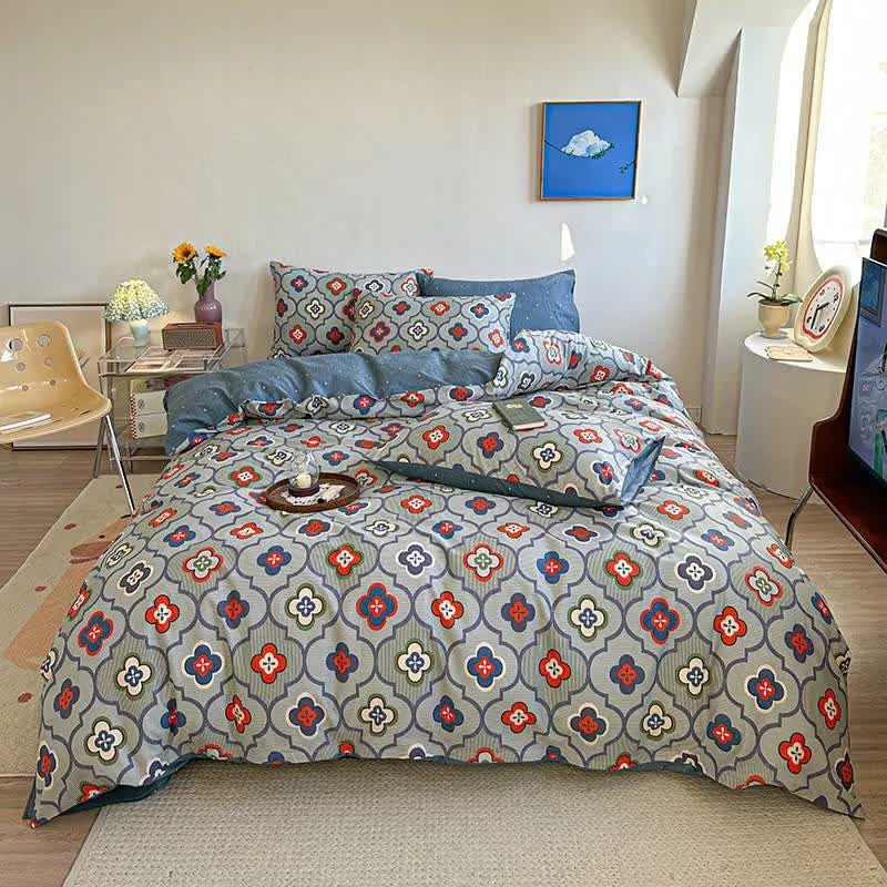Atmungsaktive Bettwäsche aus reiner Baumwolle im Bohemian-Stil